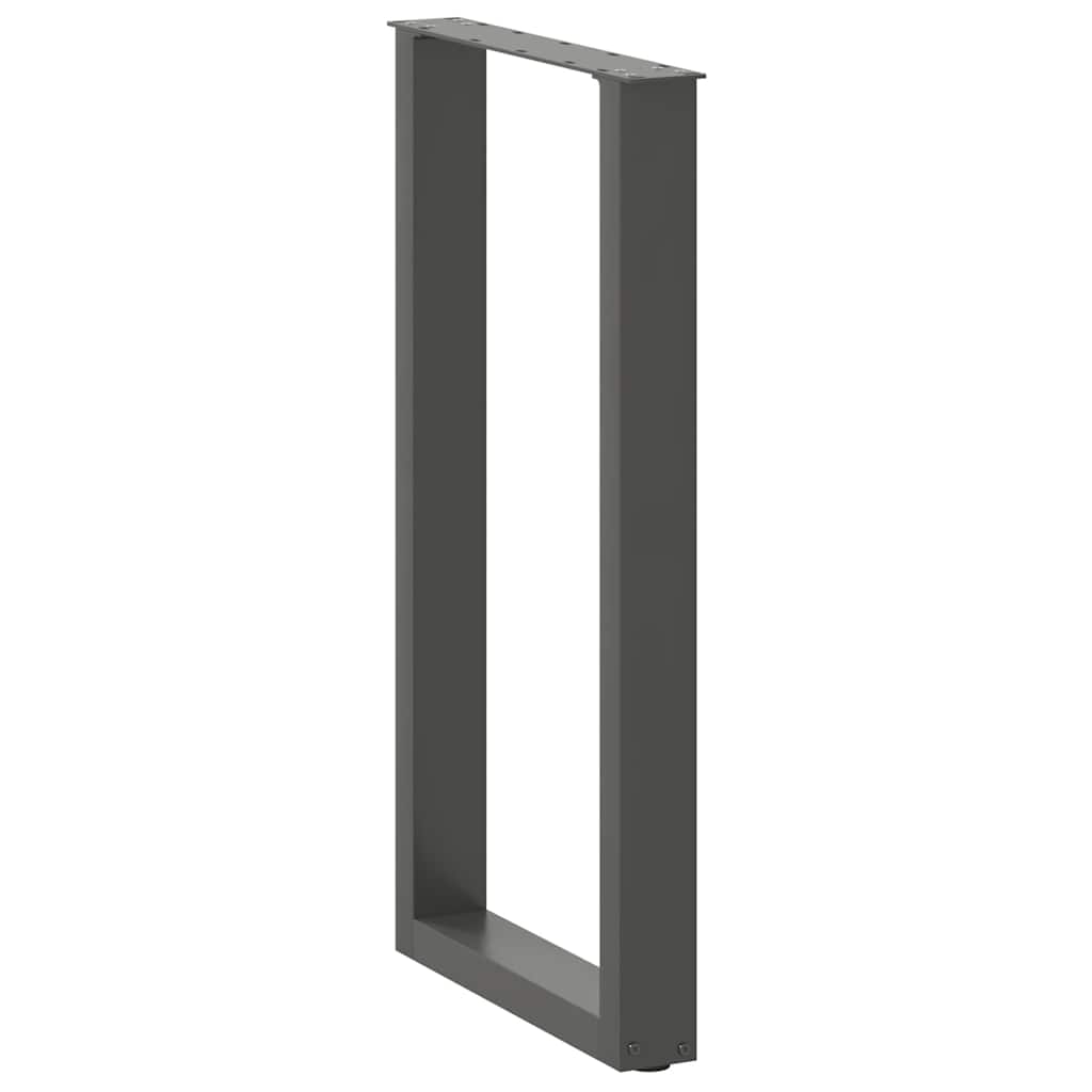 Noge za barski stol U-oblika 2 kom antracit 50 x (90-91) cm čelik