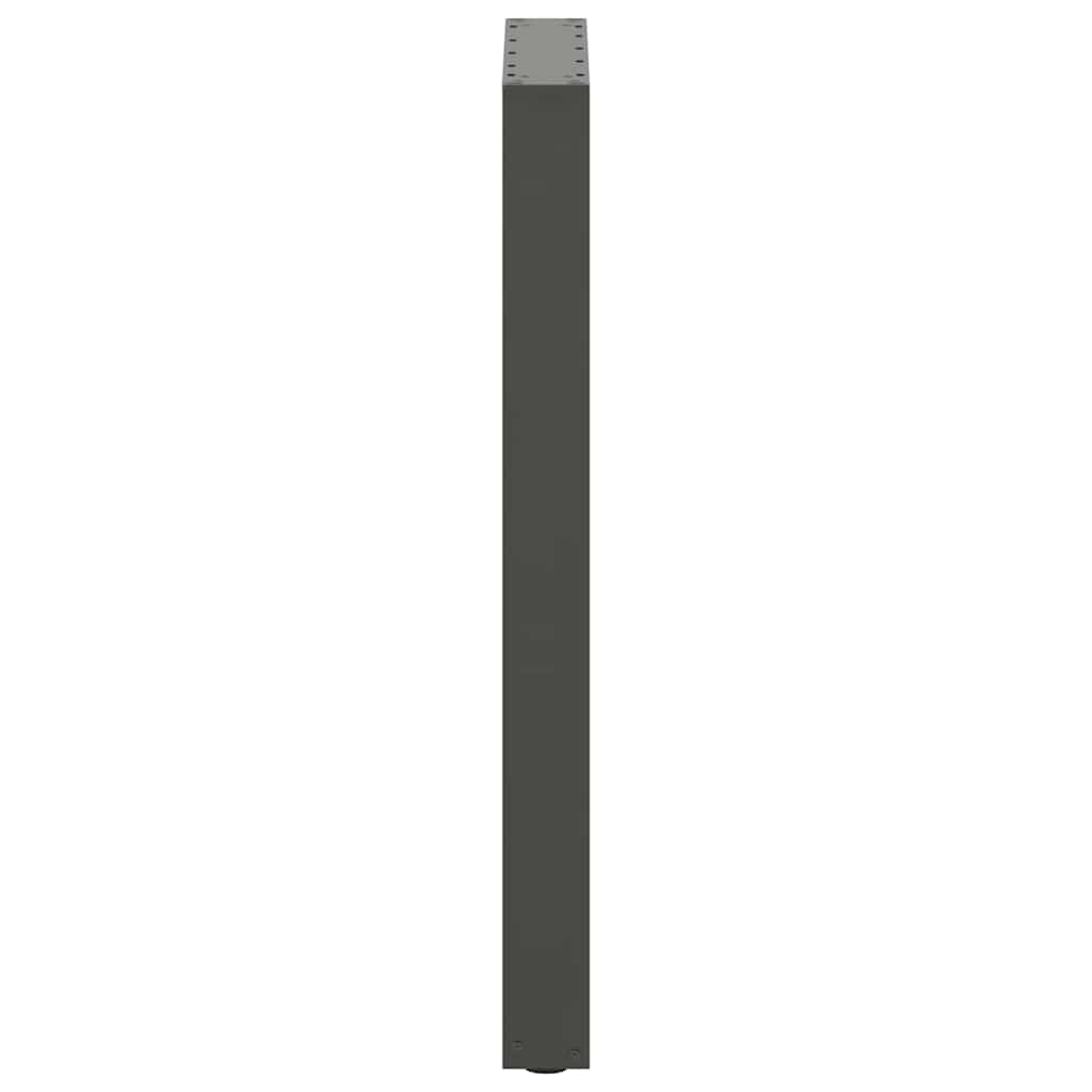 Noge za barski stol U-oblika 2 kom antracit 50 x (90-91) cm čelik