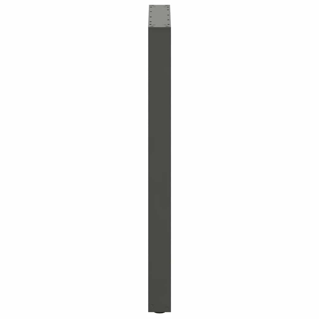 Noge za barski stol U-oblika 2 kom antracit 60 x (100-101) cm čelik