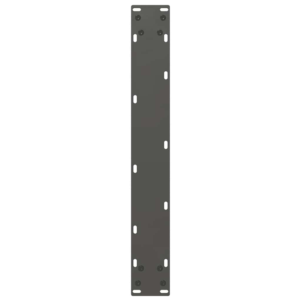Noge za barski stol U-oblika 2 kom antracit 60 x (100-101) cm čelik