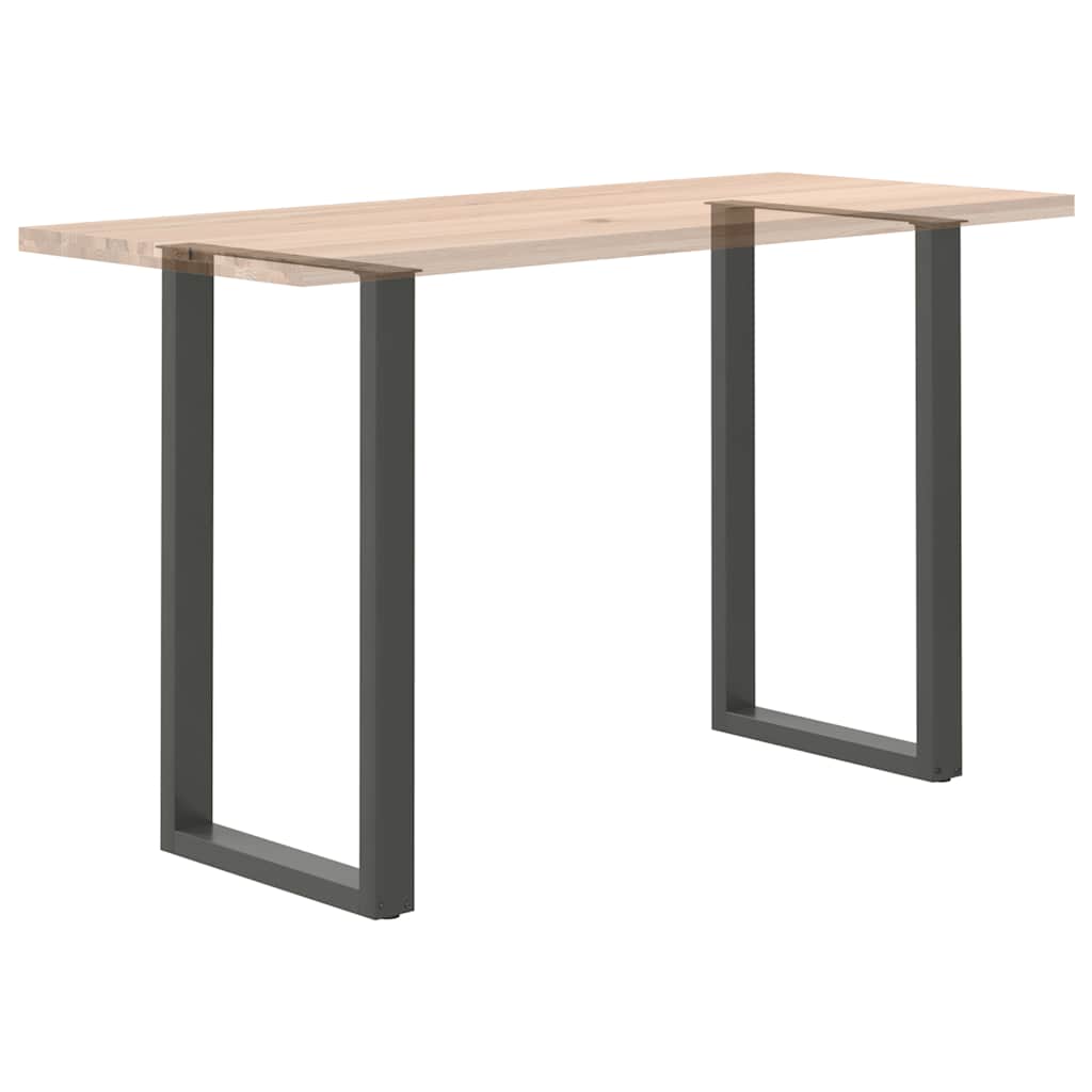Noge za barski stol U-oblika 2 kom antracit 60 x (100-101) cm čelik