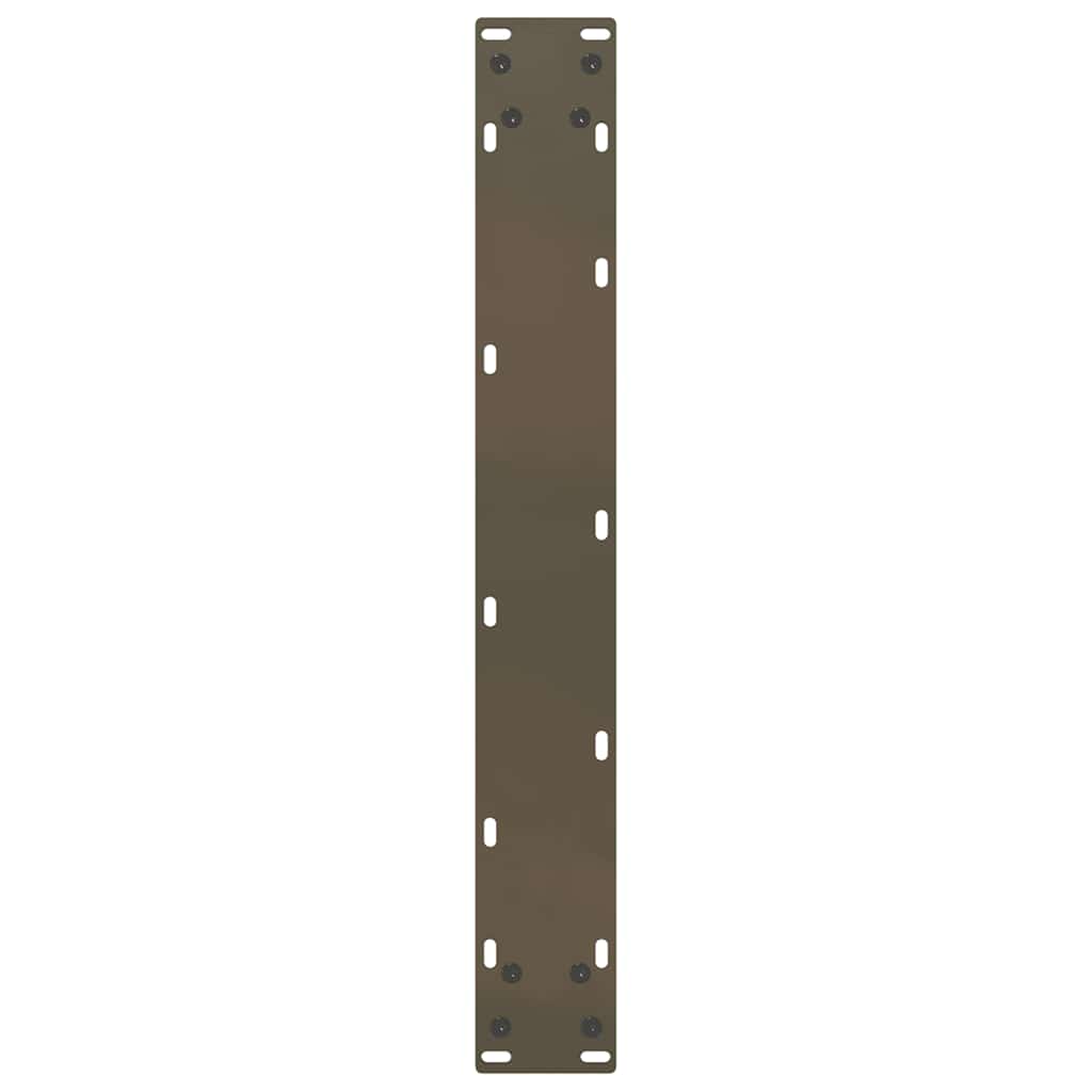 Noge za barski stol U-oblik 2 kom Prirodni čelik 60 x (100-101) cm Čelik