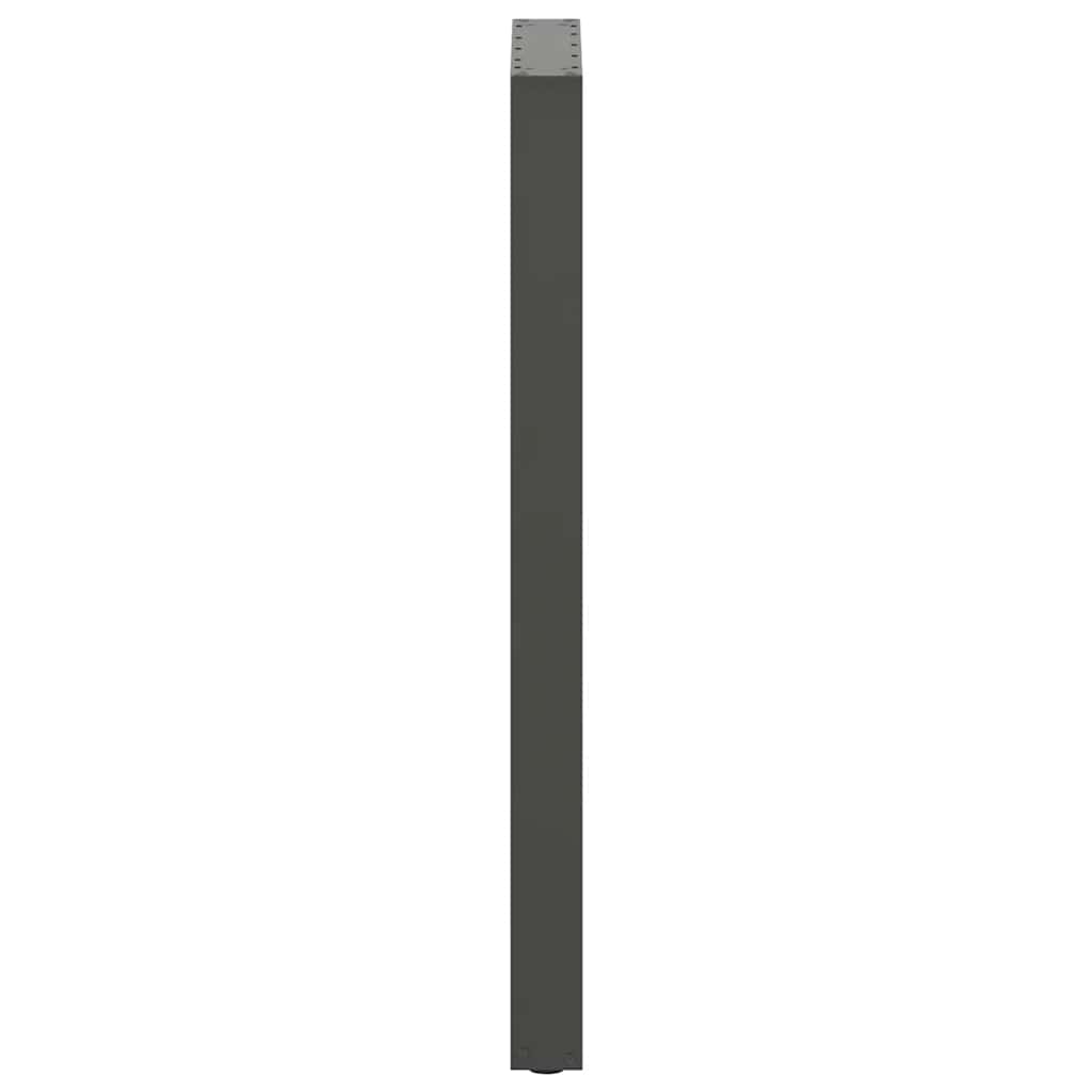Noge za barski stol U-oblika 2 kom antracit 50 x (110-111) cm čelik