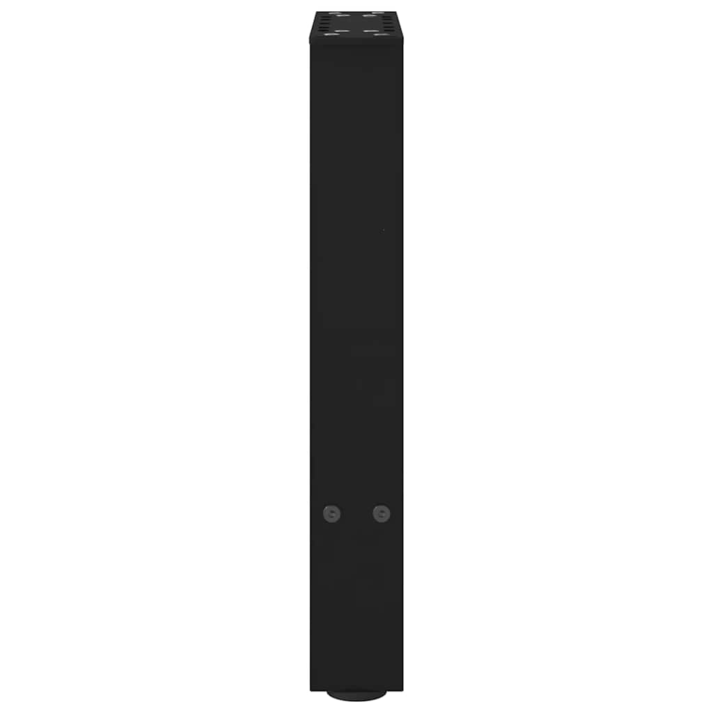 Noge za klub stolić crne 2 kom 38 x (42-43) cm čelik