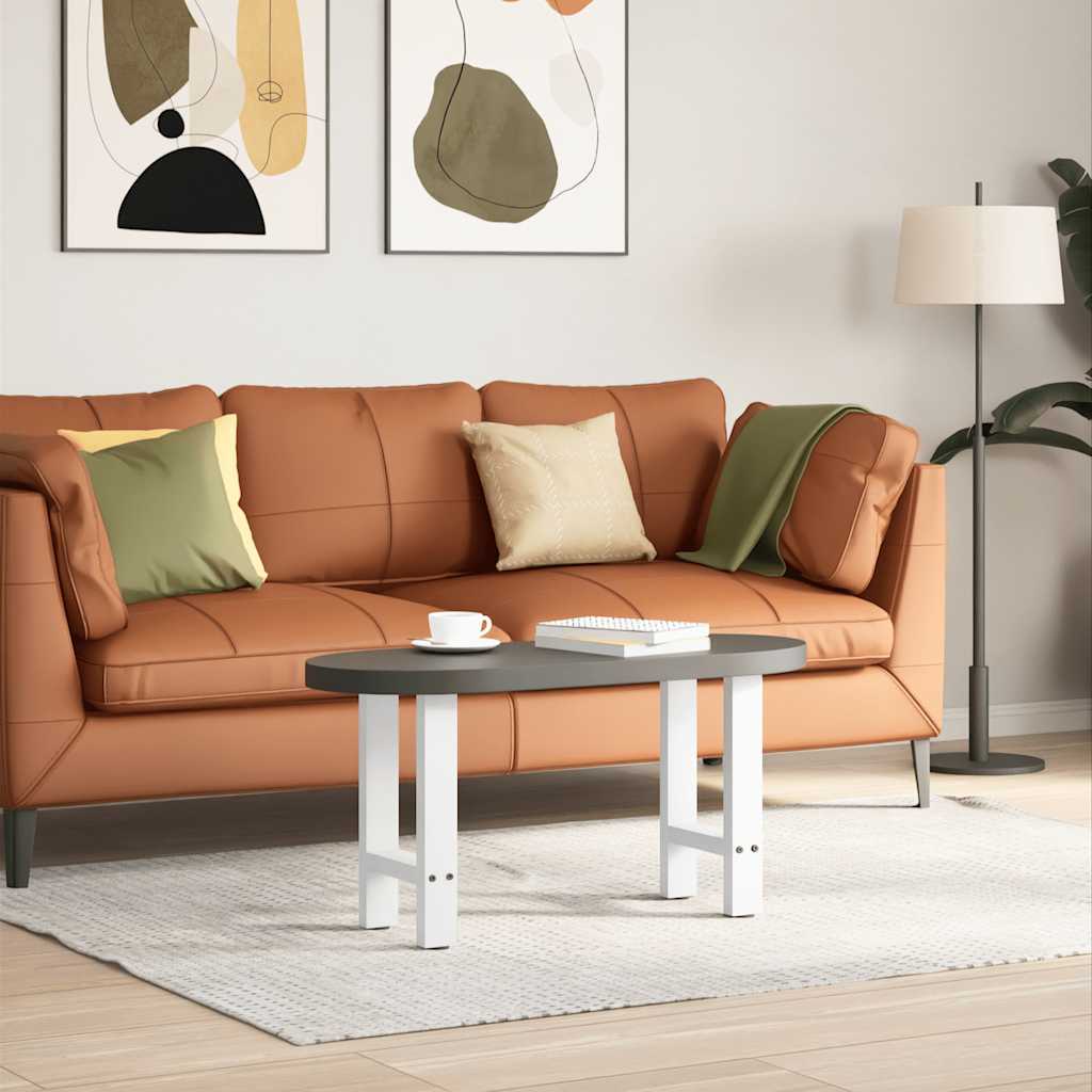 Noge za klub stolić bijele 2 kom 38 x (42-43) cm čelik