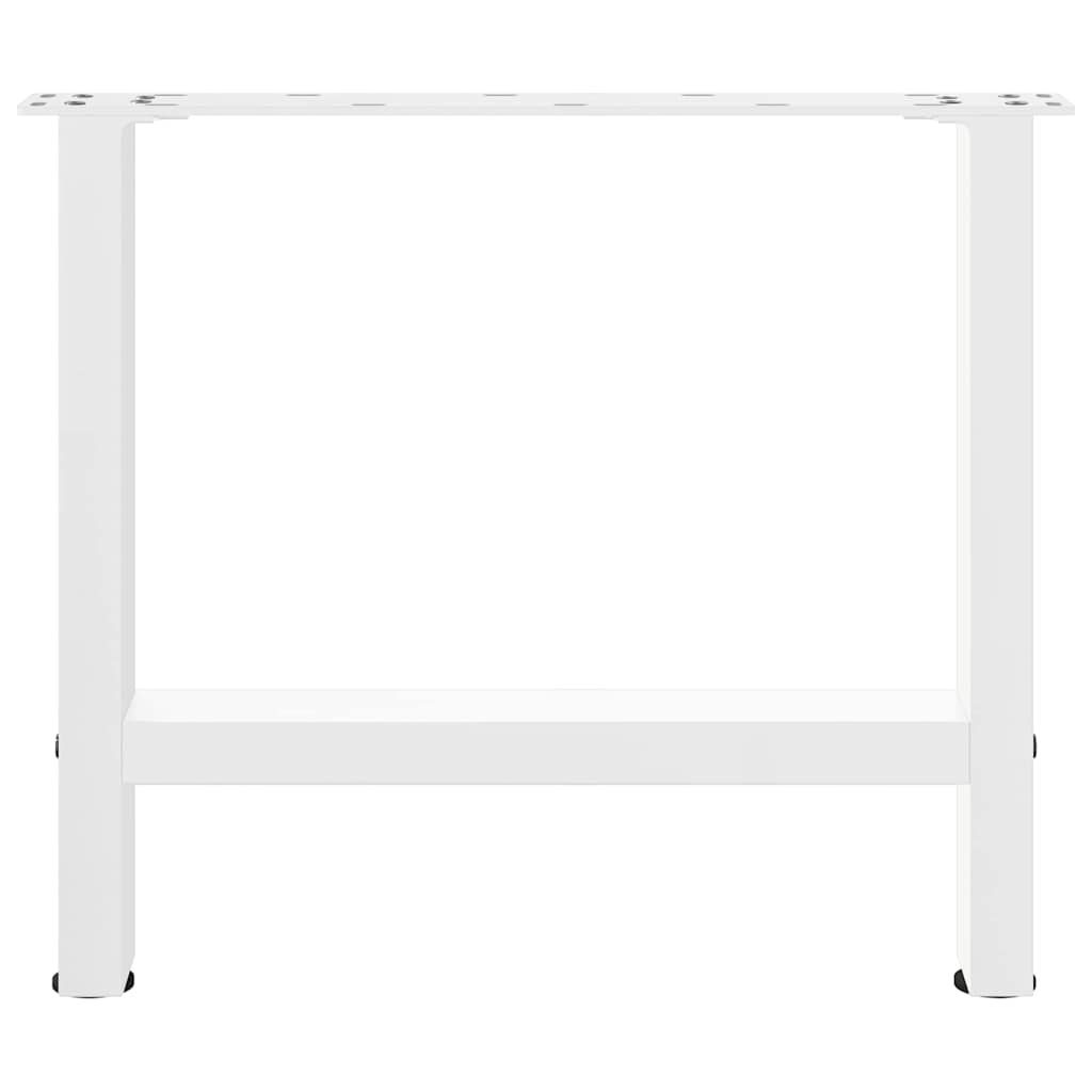 Noge za klub stolić bijele 2 kom 50 x (42-43) cm čelik