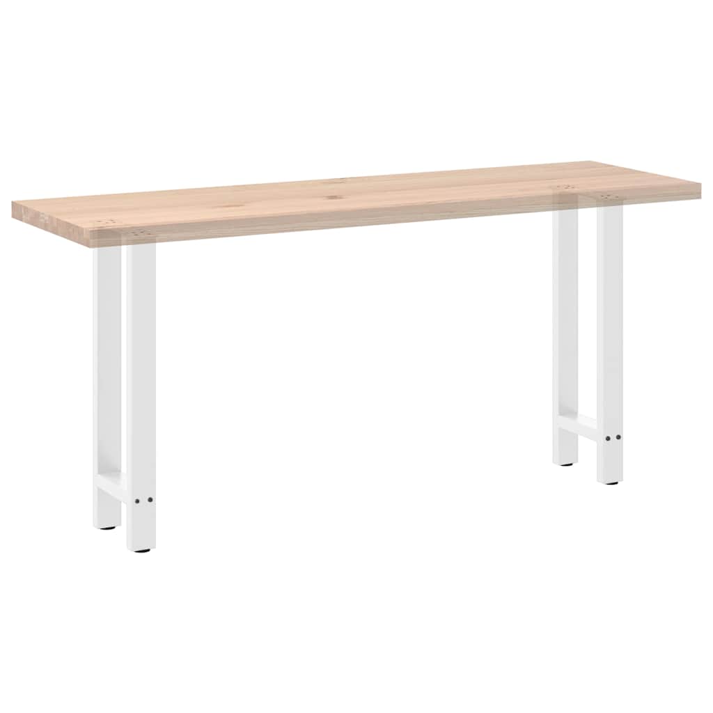 Noge za konzolni stol bijele 2 kom 28 x (72-73) cm čelik