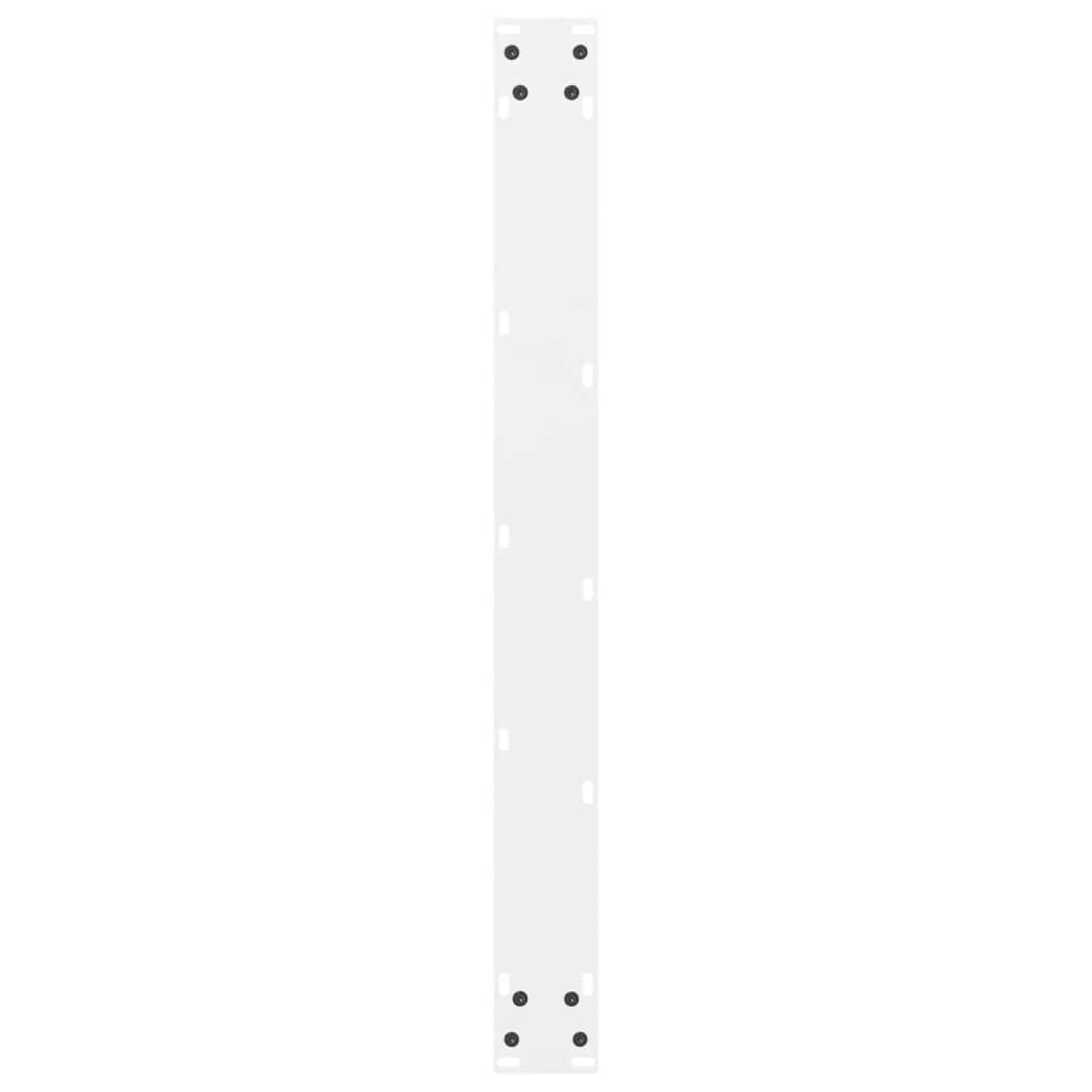 Noge za blagovaonski stol bijele 2 kom 70 x (72-73) cm čelik