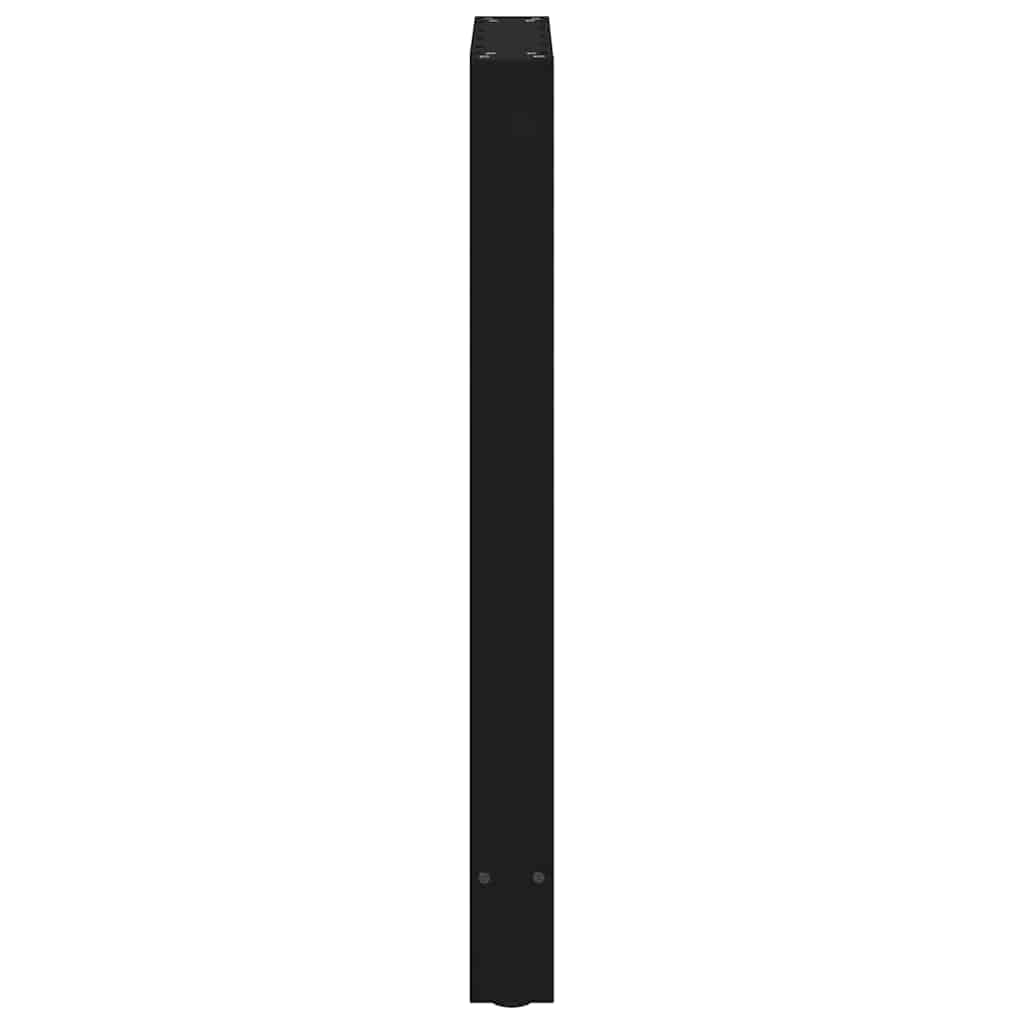 Noge za barski stol Crne 2 kom 40 x (90-91) cm Čelik