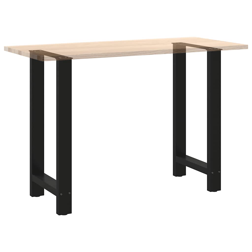 Noge za barski stol Crne 2 kom 40 x (90-91) cm Čelik