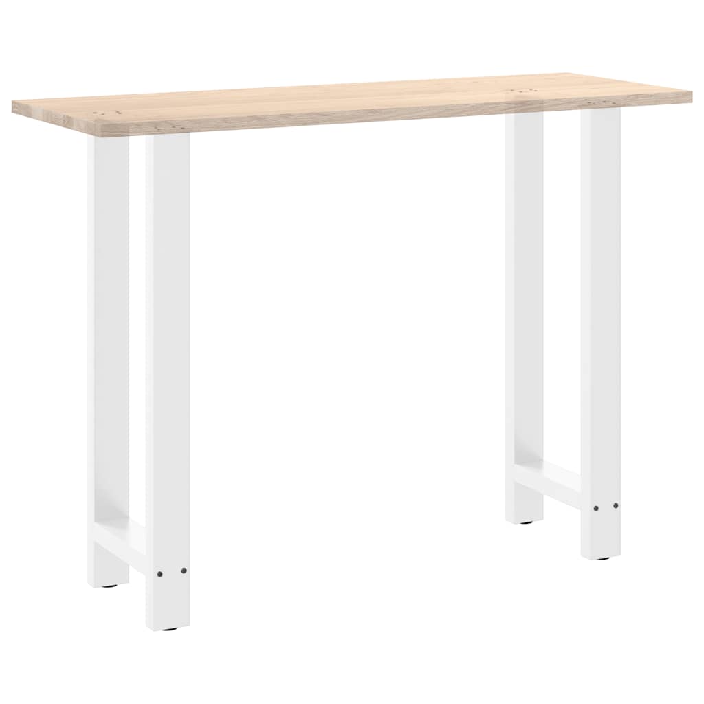 Noge za barski stol Bijele 2 kom 50 x (100-101) cm Čelične
