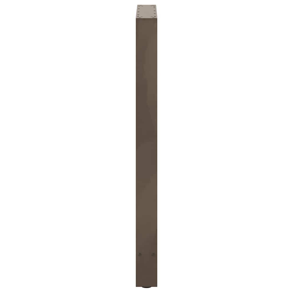 Noge za barski stol Prirodni čelik 2 kom 60 x (100-101) cm Čelik