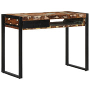 Višebojni radni stol 100x50x75 cm Obrađeno puno drvo