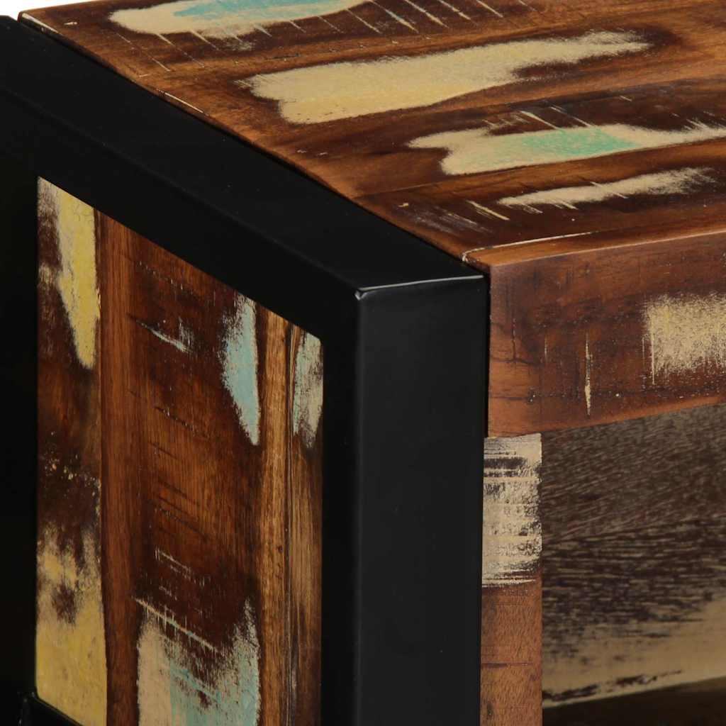 TV ormarić Višebojni 80x30x25 cm puno drvo, obrađeno