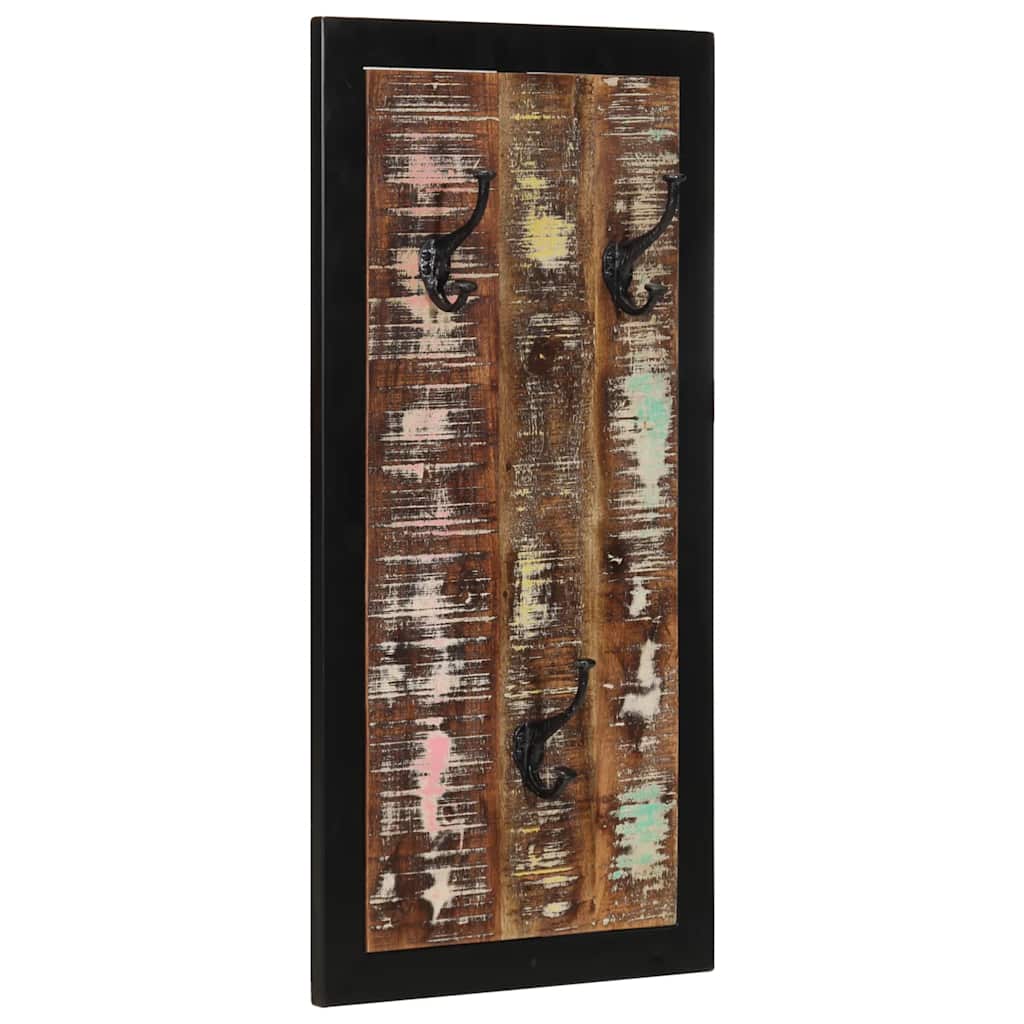 Vješalica za kapute višebojna 40x2x80 cm obrađeno puno drvo