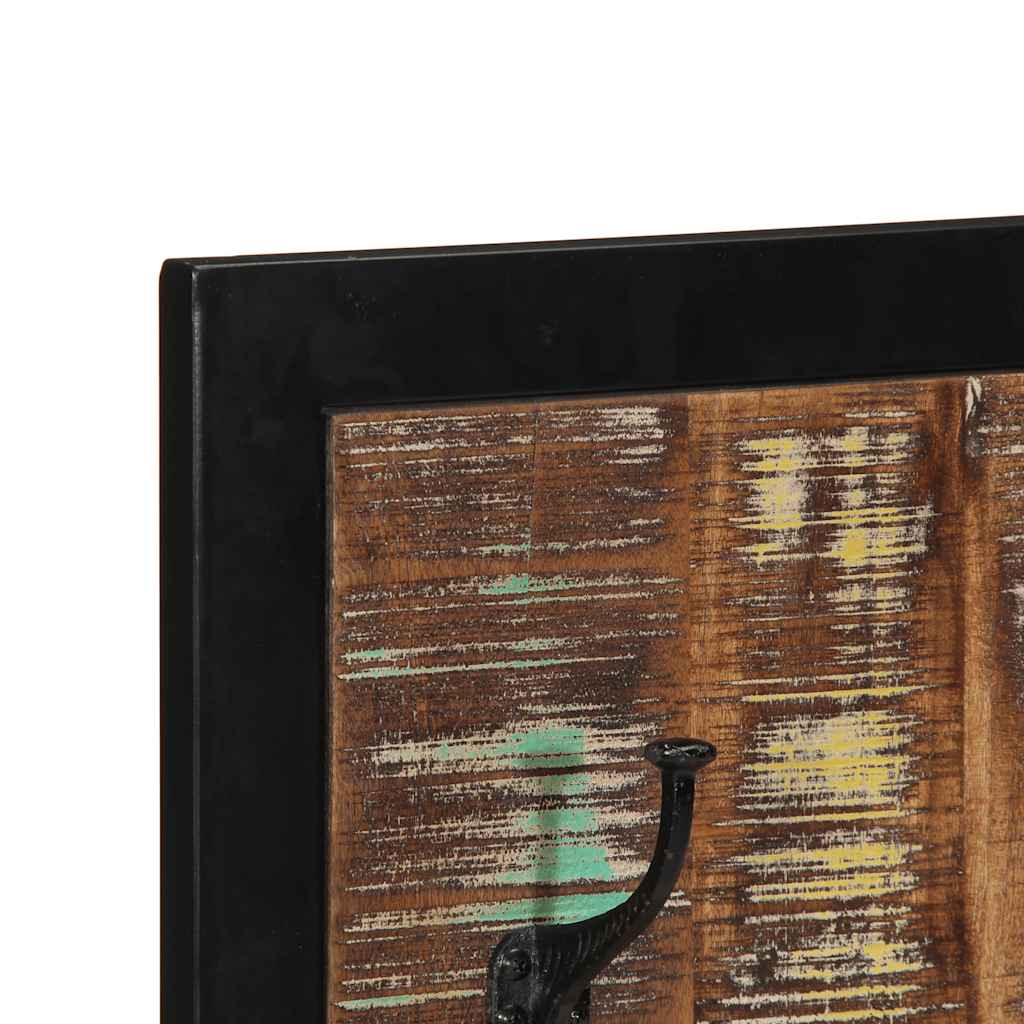 Vješalica za kapute višebojna 40x2x80 cm obrađeno puno drvo