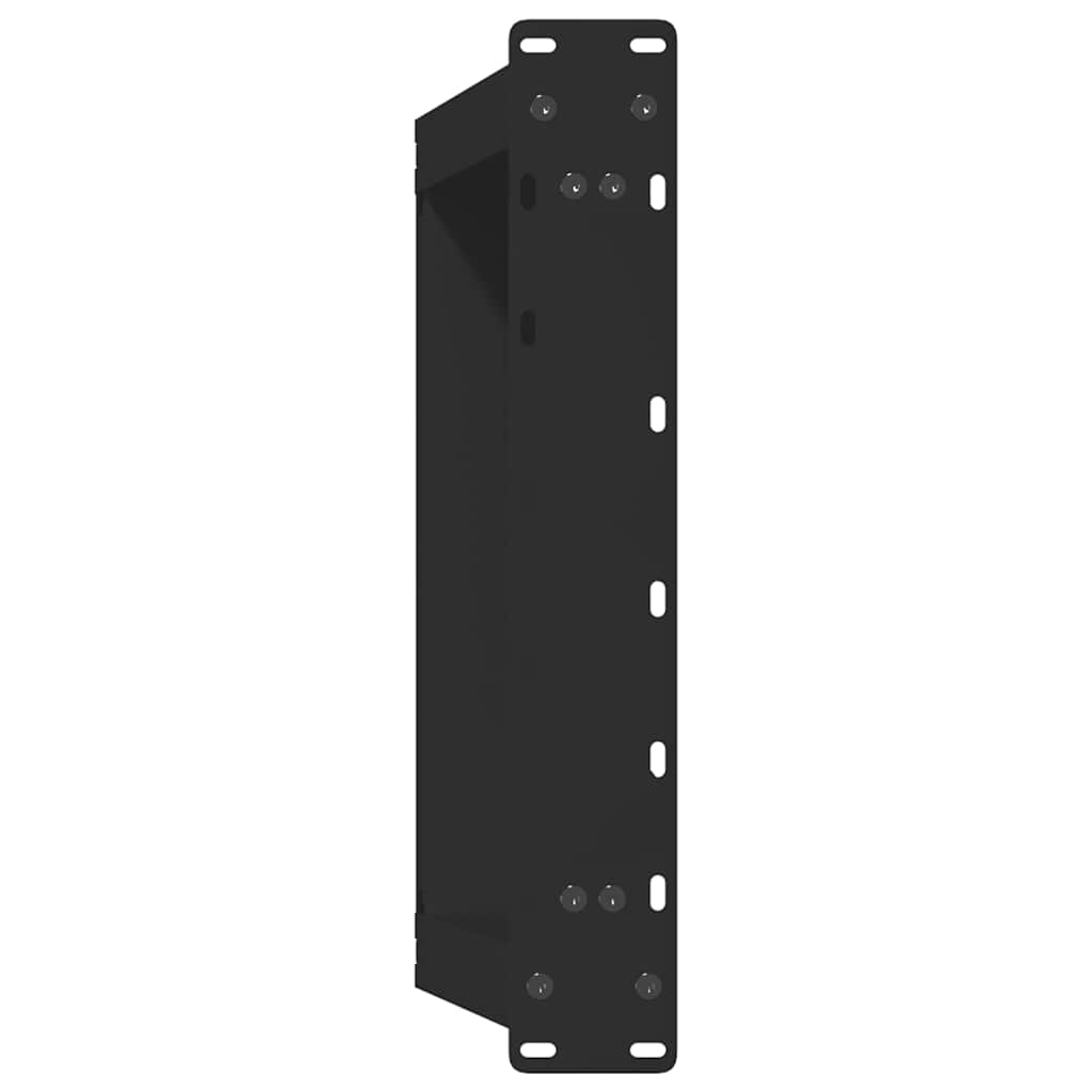 Noge za klub stolić U-oblik 2 kom Crne 40 x (30-31) cm Čelik