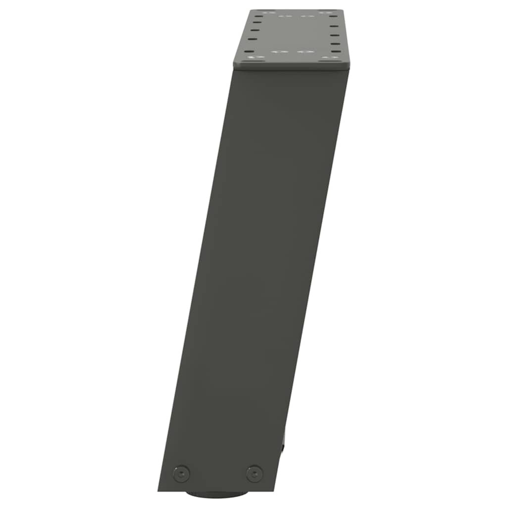 Noge za klub stolić U-oblik 2 kom antracit 50 x (30-31) cm čelik