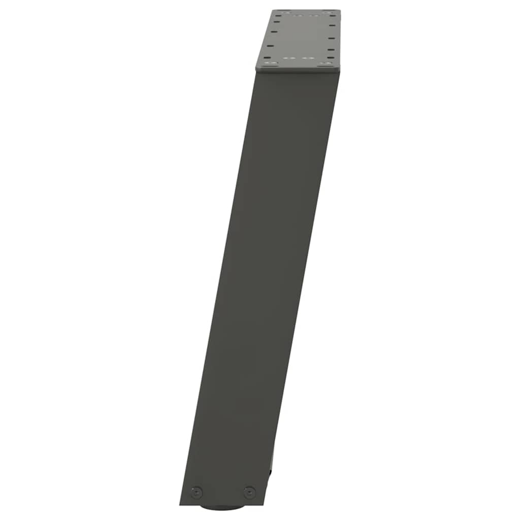 Noge za klub stolić U-oblik 2 kom antracit 70 x (42-43) cm čelik