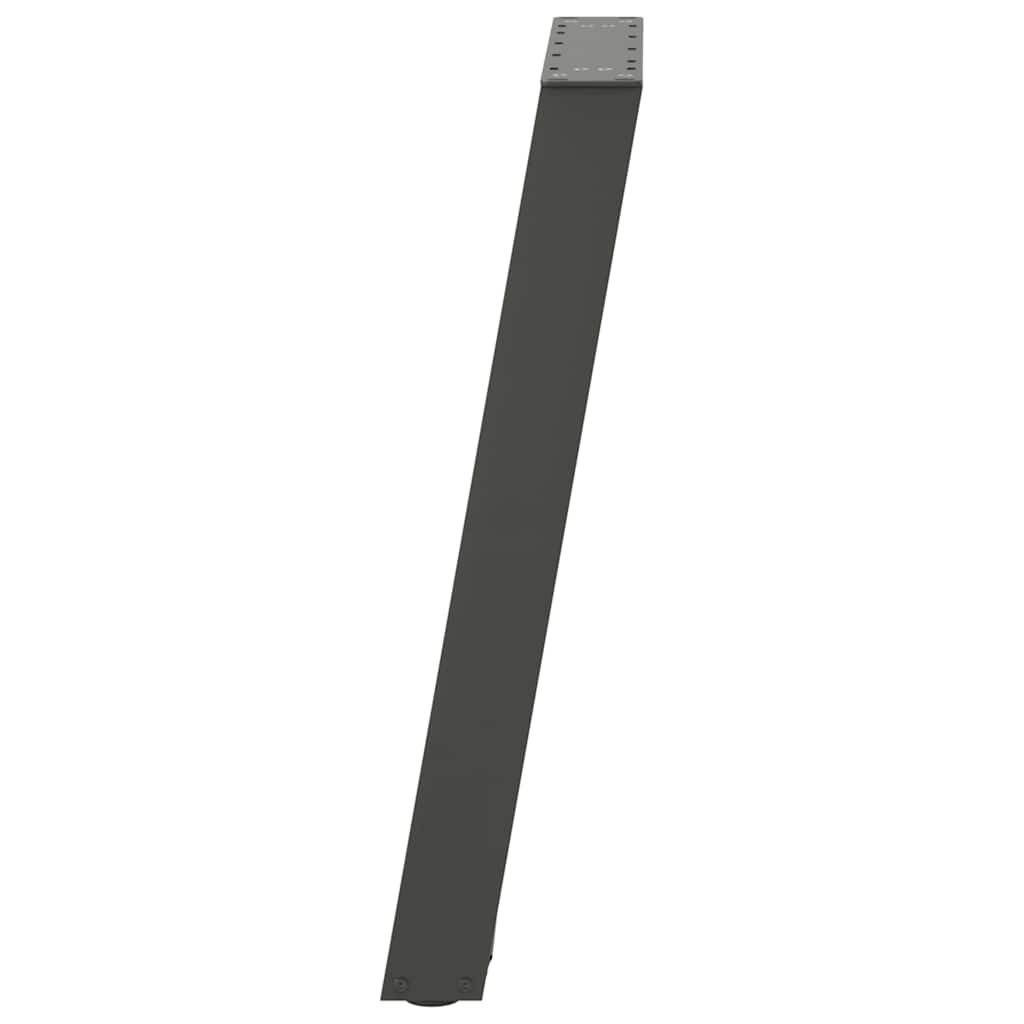 Noge za blagovaonski stol U-oblik 2 kom antracit 60 x (72-73) cm čelik