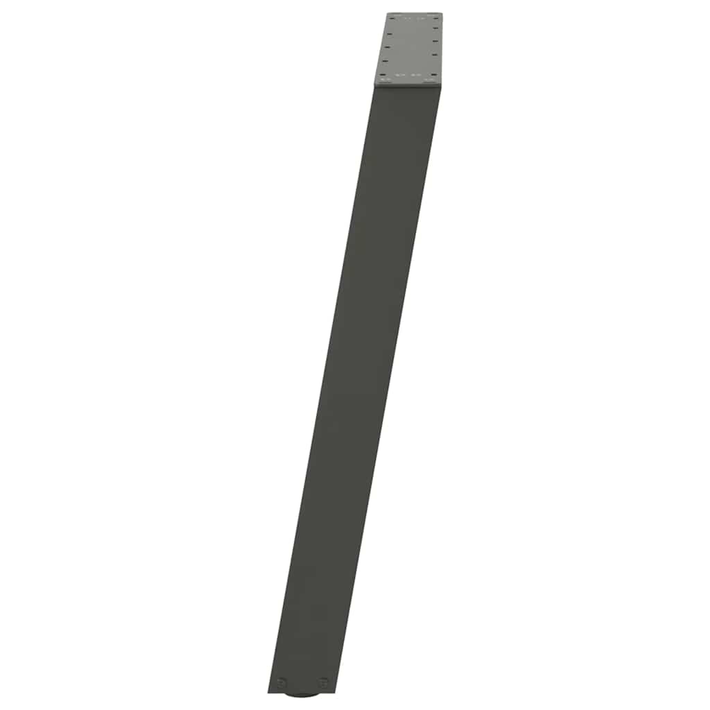 Noge za blagovaonski stol U-oblik 2 kom antracit 80 x (72-73) cm čelik