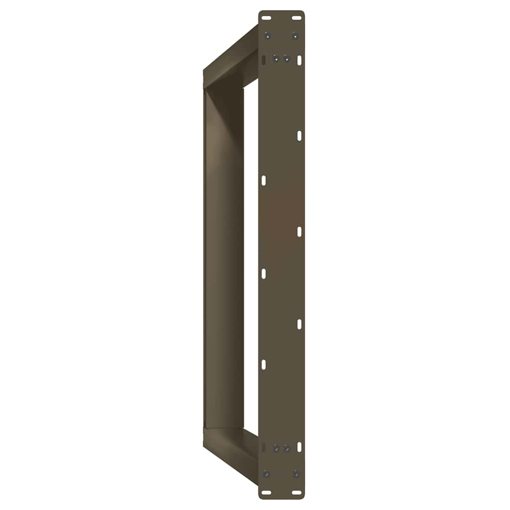 Noge za blagovaonski stol U-oblik 2 kom Prirodni čelik 90 x (72-73) cm Čelik