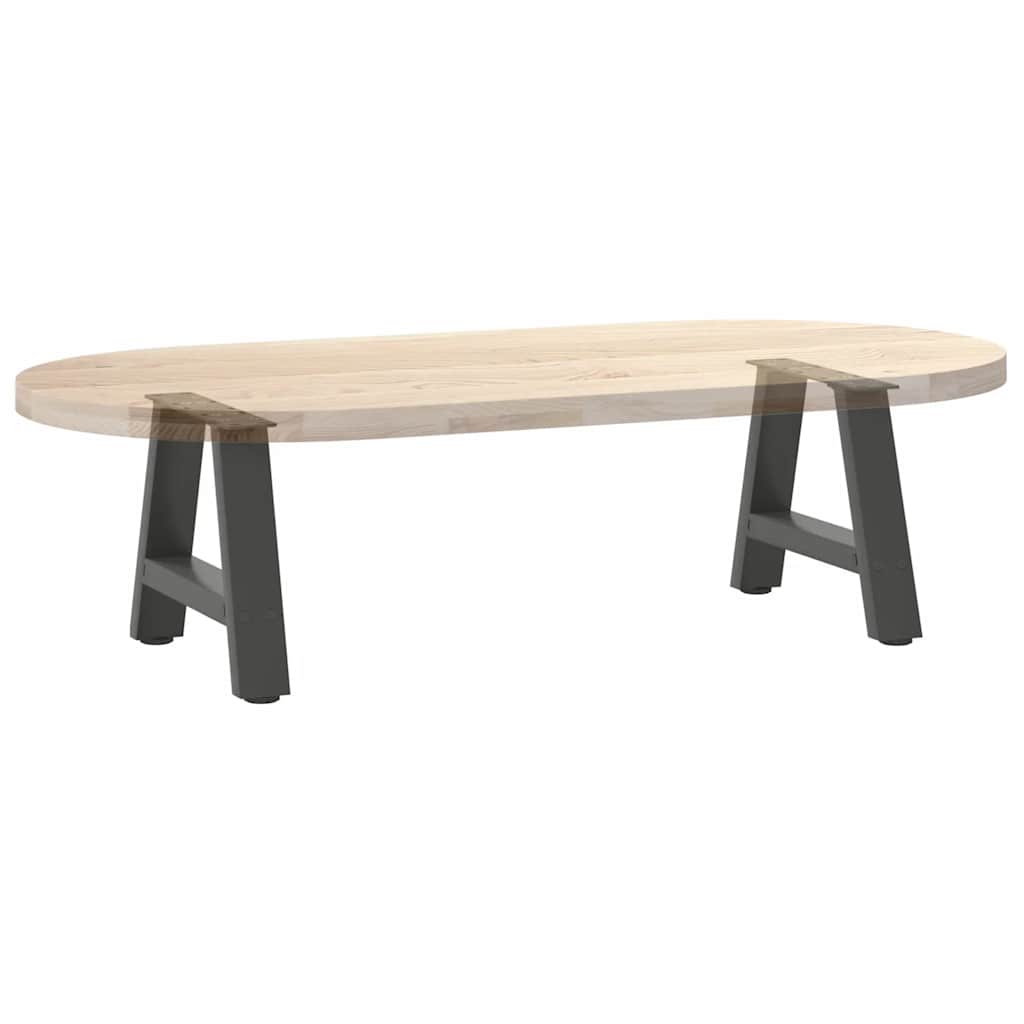 Noge za klub stolić A-oblika 2 kom antracit 30 x (30-31) cm čelik