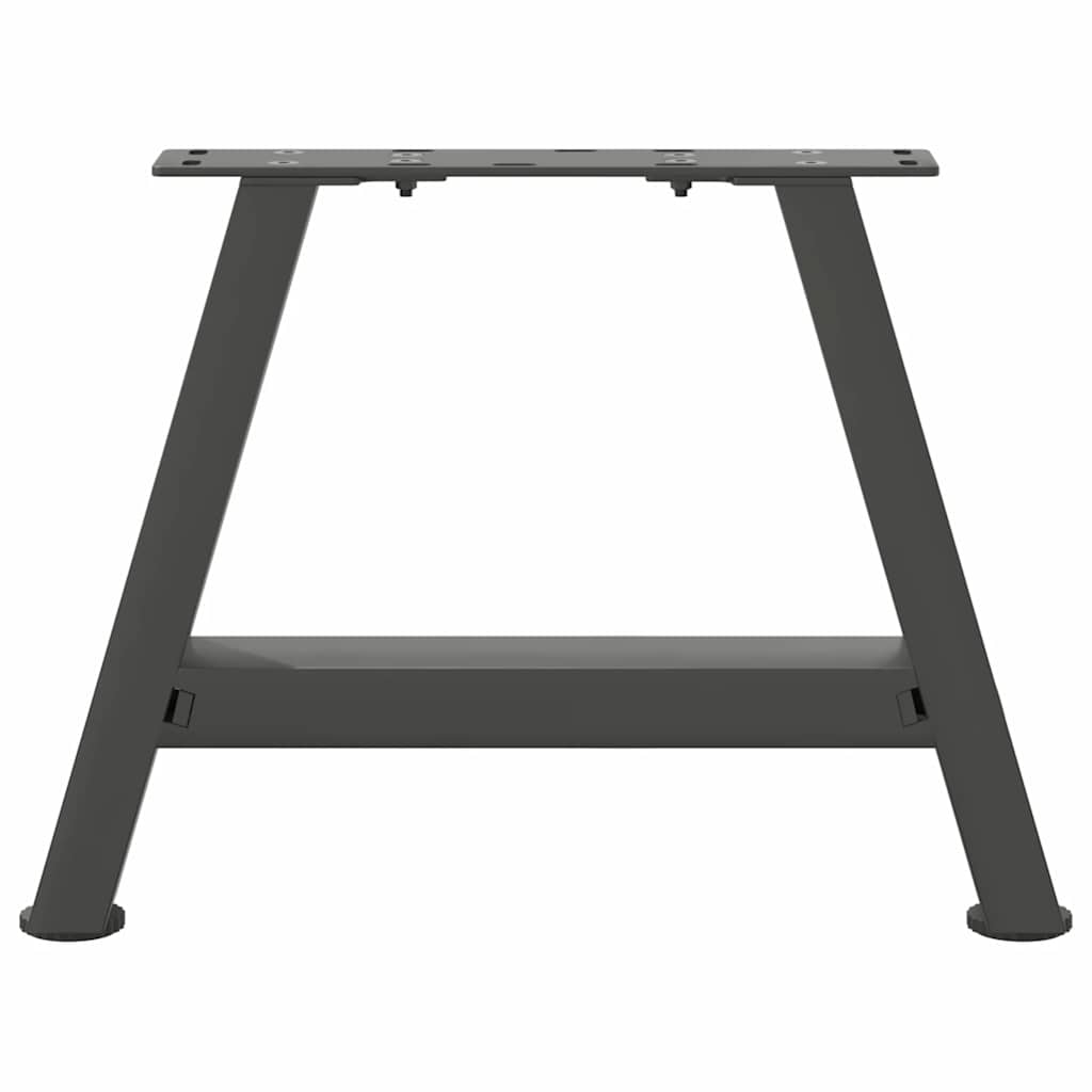 Noge za klub stolić A-oblika 2 kom antracit 50 x (30-31) cm čelik