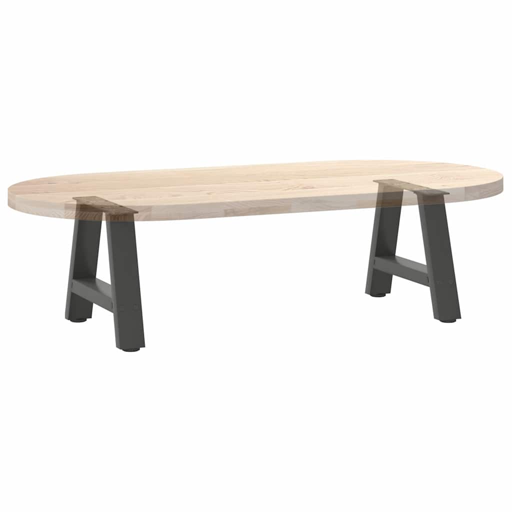 Noge za klub stolić A-oblika 2 kom antracit 50 x (30-31) cm čelik