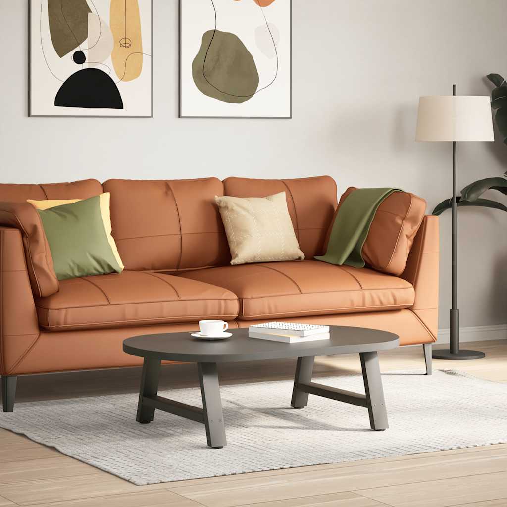 Noge za klub stolić A-oblika 2 kom antracit 60 x (30-31) cm čelik