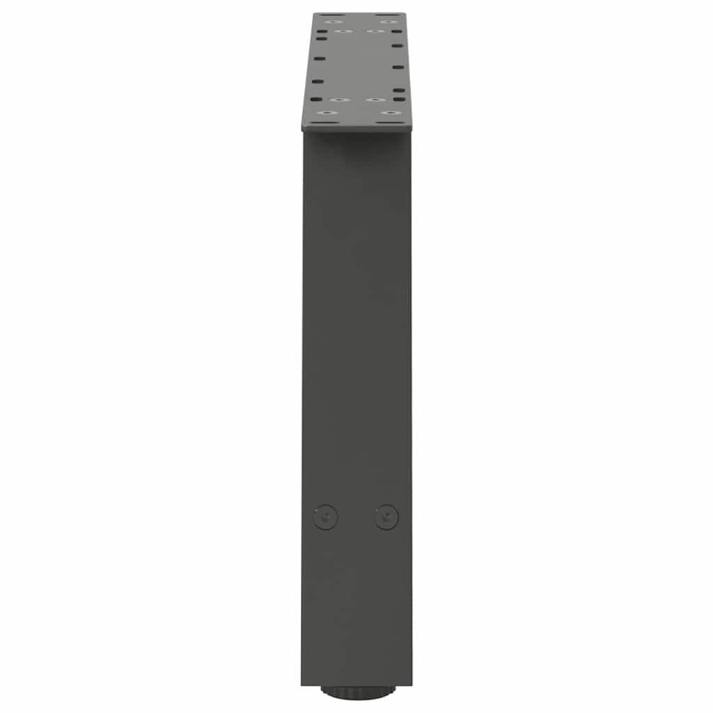 Noge za klub stolić A-oblika 2 kom antracit 60 x (30-31) cm čelik