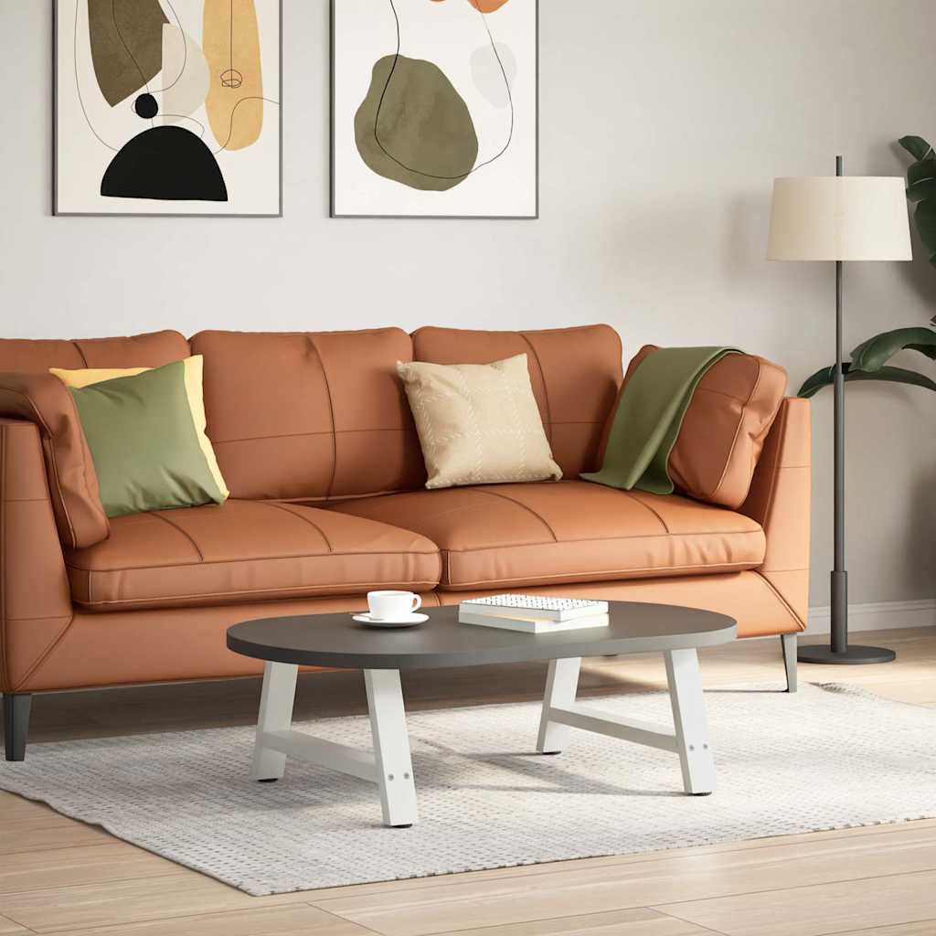 Noge za klub stolić A-oblika 2 kom Bijele 70 x (30-31) cm Čelik