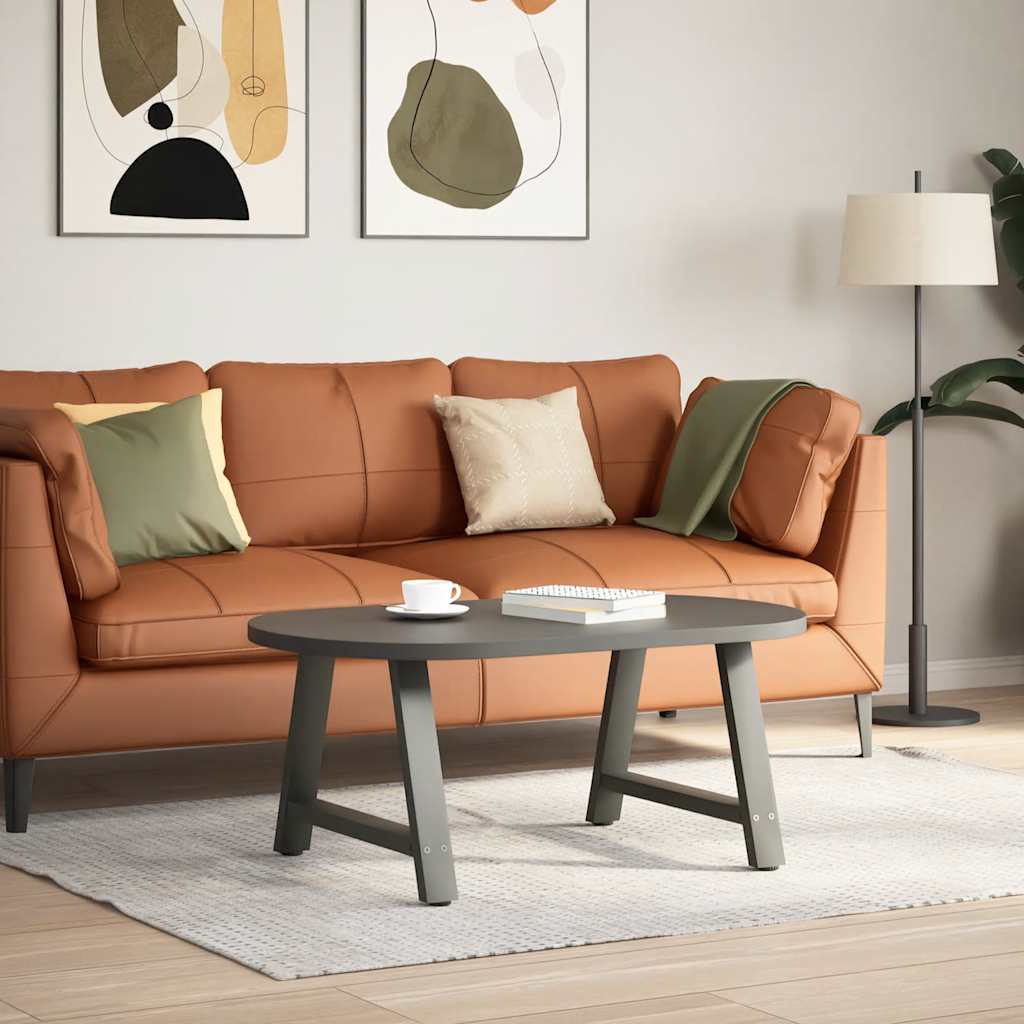 Noge za klub stolić A-oblika 2 kom antracit 60 x (42-43) cm čelik