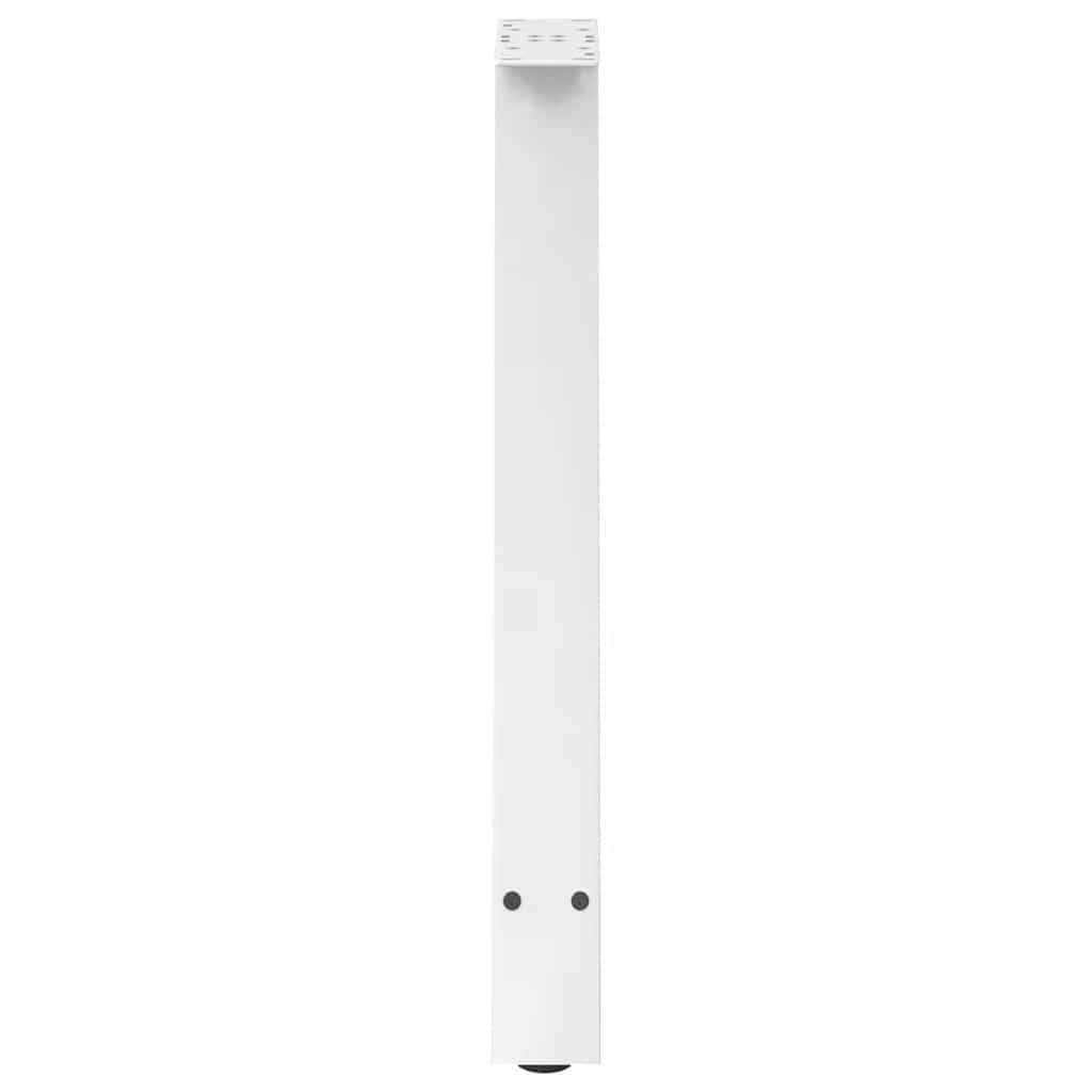 Noge za blagovaonski stol A-oblika 2 kom Bijele 60 x (72-73) cm Čelik