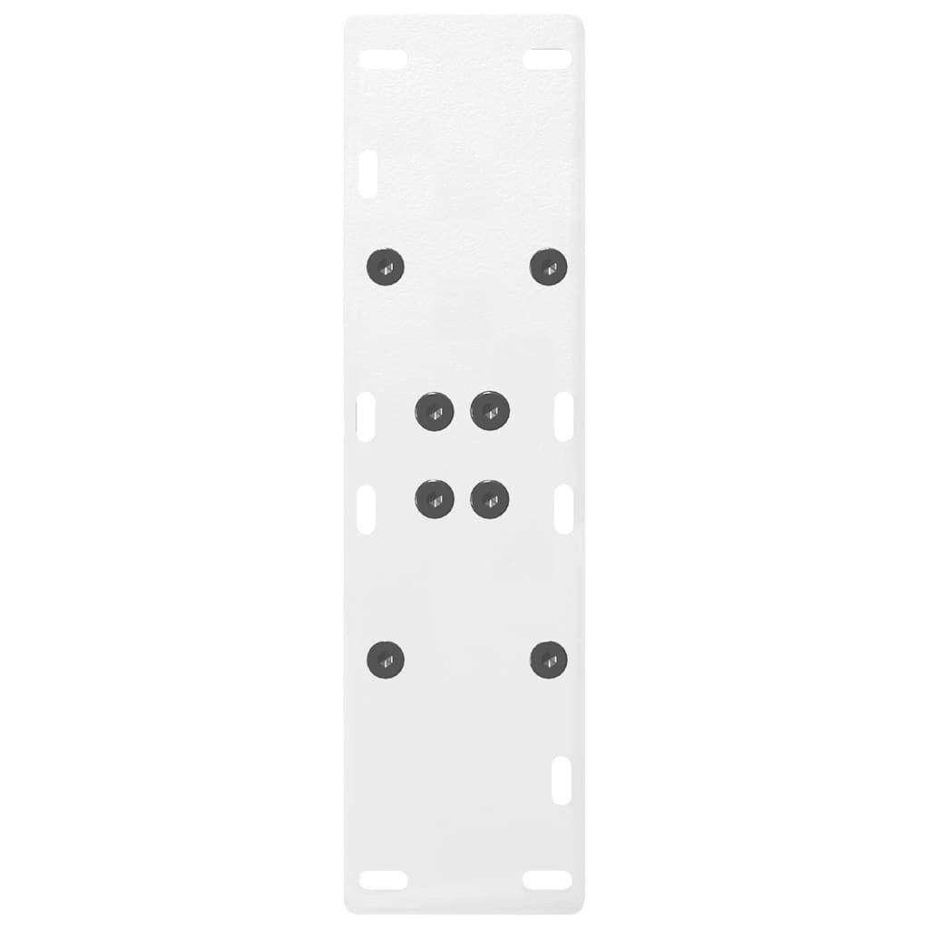 Noge za blagovaonski stol A-oblika 2 kom Bijele 60 x (72-73) cm Čelik