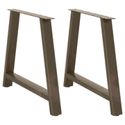 Noge za blagovaonski stol A-oblika 2 kom 90 x (72-73) cm Čelik