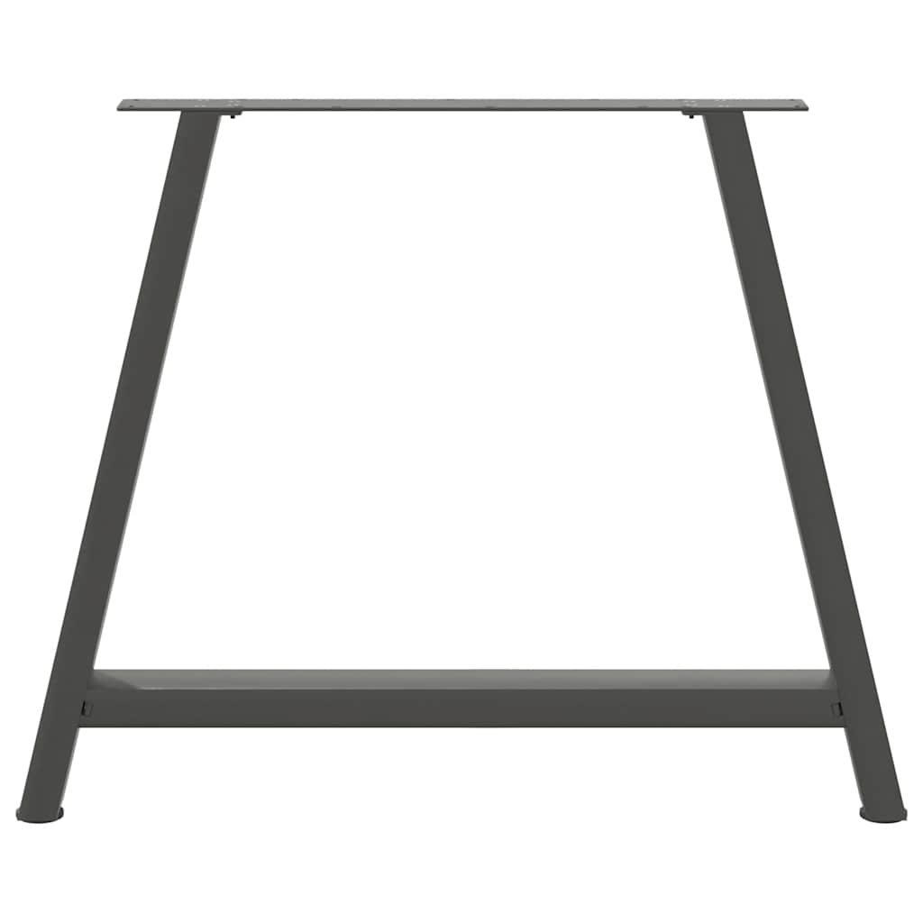 Noge za blagovaonski stol A-oblika 2 kom antracit 100 x (72-73) cm čelik
