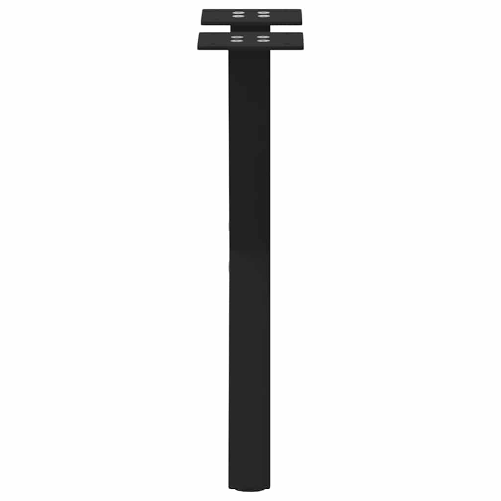 Noge za klub stolić u obliku slova X, 2 kom, crne, 28 x (42-43) cm, čelik
