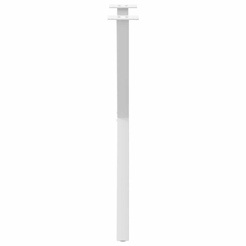 Noge za blagovaonski stol u obliku slova X, 2 kom, bijele, 50 x (72-73) cm, čelik