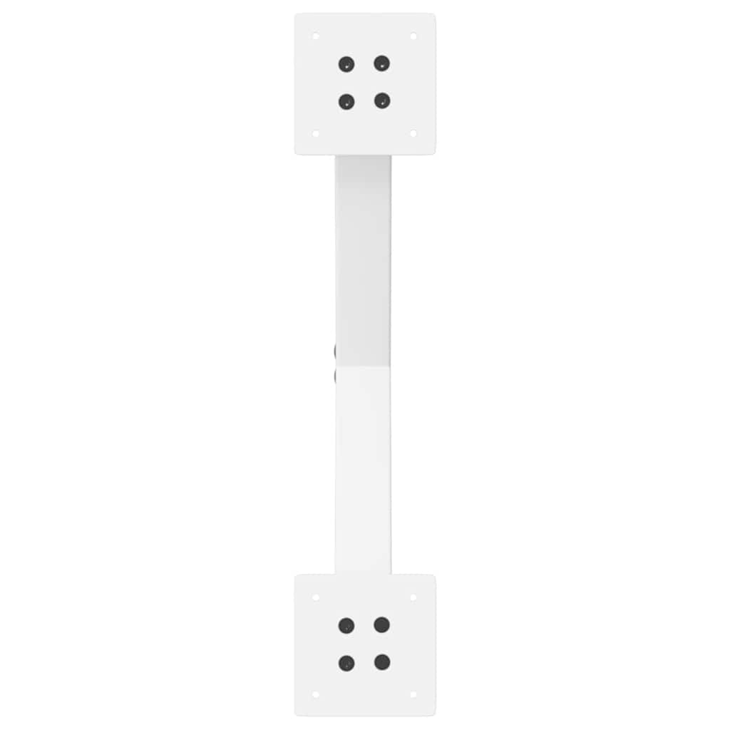 Noge za blagovaonski stol u obliku slova X, 2 kom, bijele, 50 x (72-73) cm, čelik