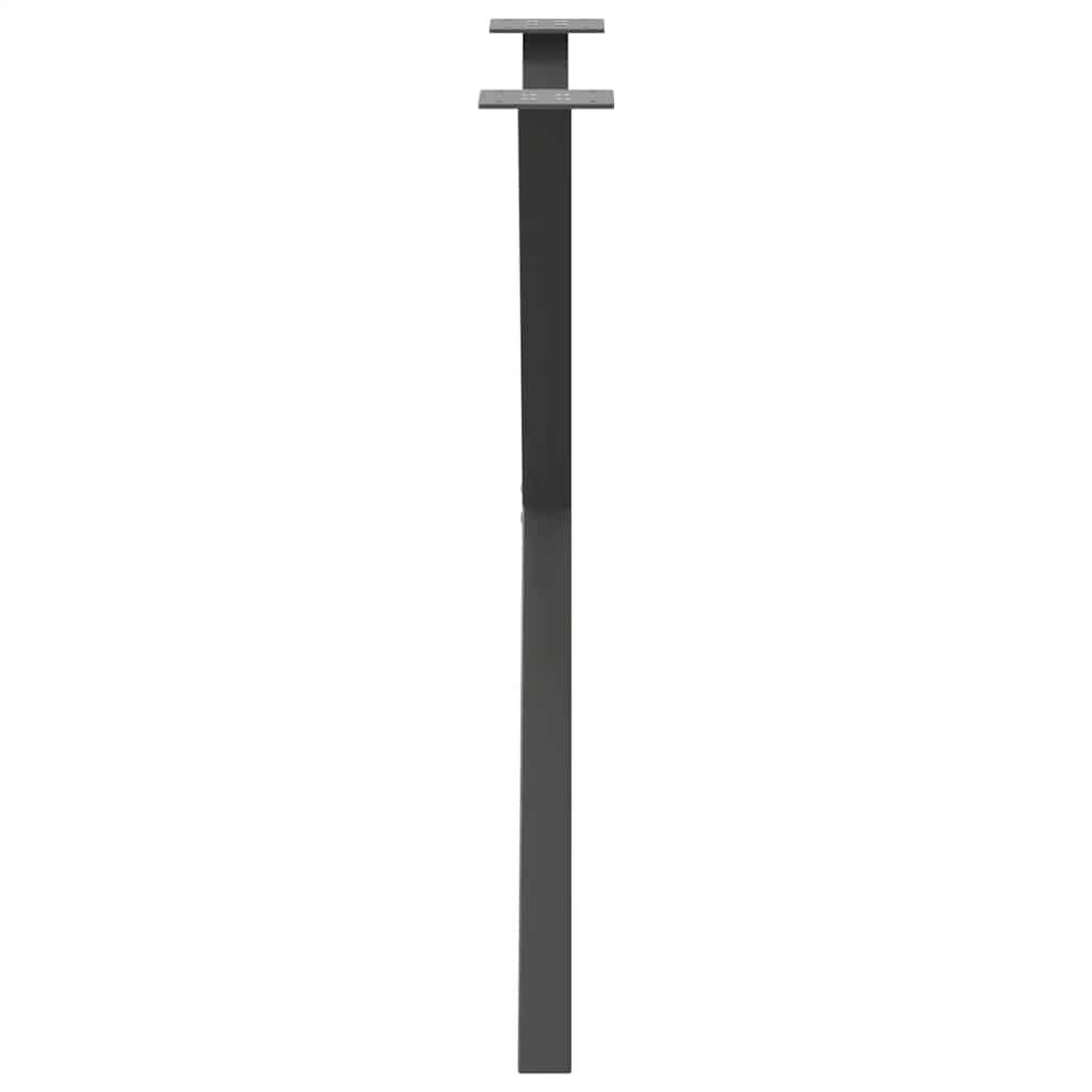 Noge za blagovaonski stol u obliku slova X, 2 kom, antracit, 70 x (72-73) cm, čelik