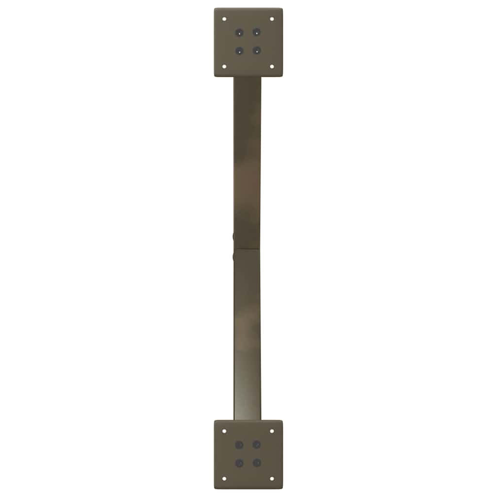 Noge za blagovaonski stol u obliku slova X, 2 kom, prirodni čelik, 80 x (72-73) cm, čelik