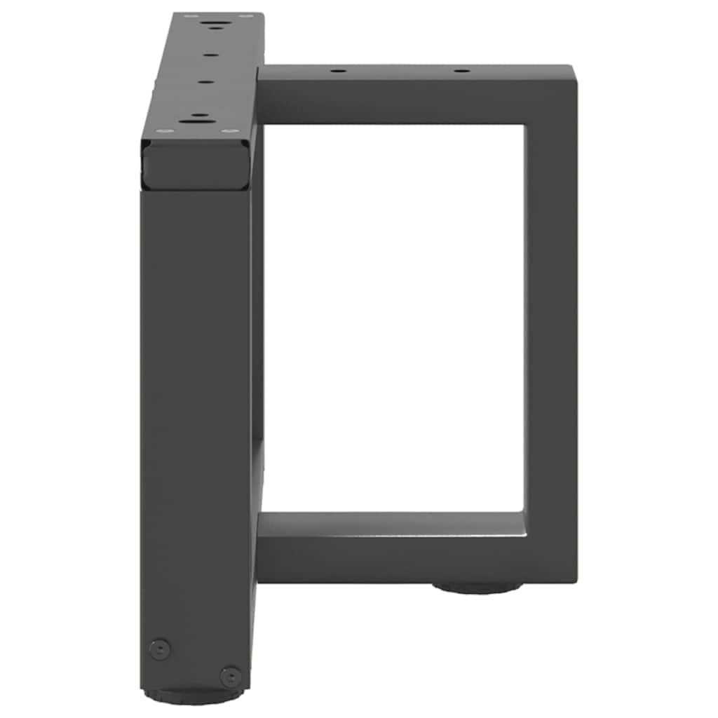 Noge za klub stolić T-oblika 2 kom antracit 40x25x(30-31) cm čelik