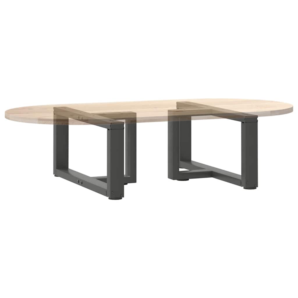 Noge za klub stolić T-oblika 2 kom antracit 70x25x(30-31) cm čelik