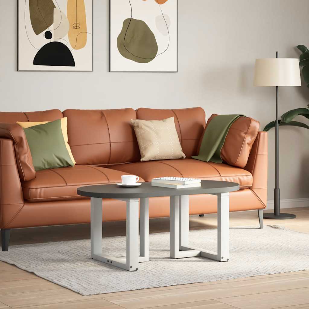 Noge za klub stolić T-oblika 2 kom Bijele 50x25x(42-43) cm Čelik