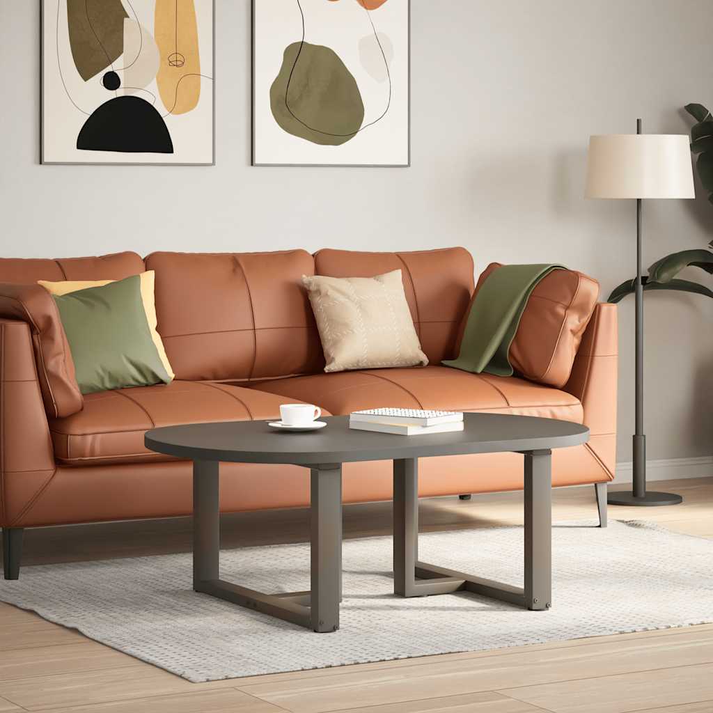 Noge za klub stolić T-oblika 2 kom Crne 60x25x(42-43) cm Čelik