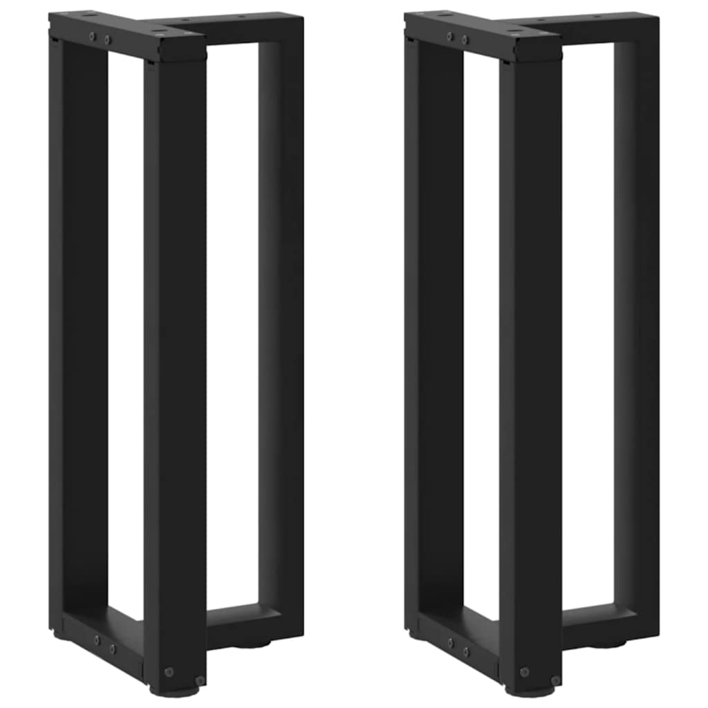 Noge za konzolni stol T-oblika 2 kom Crne 25x28x(72-73) cm Čelik