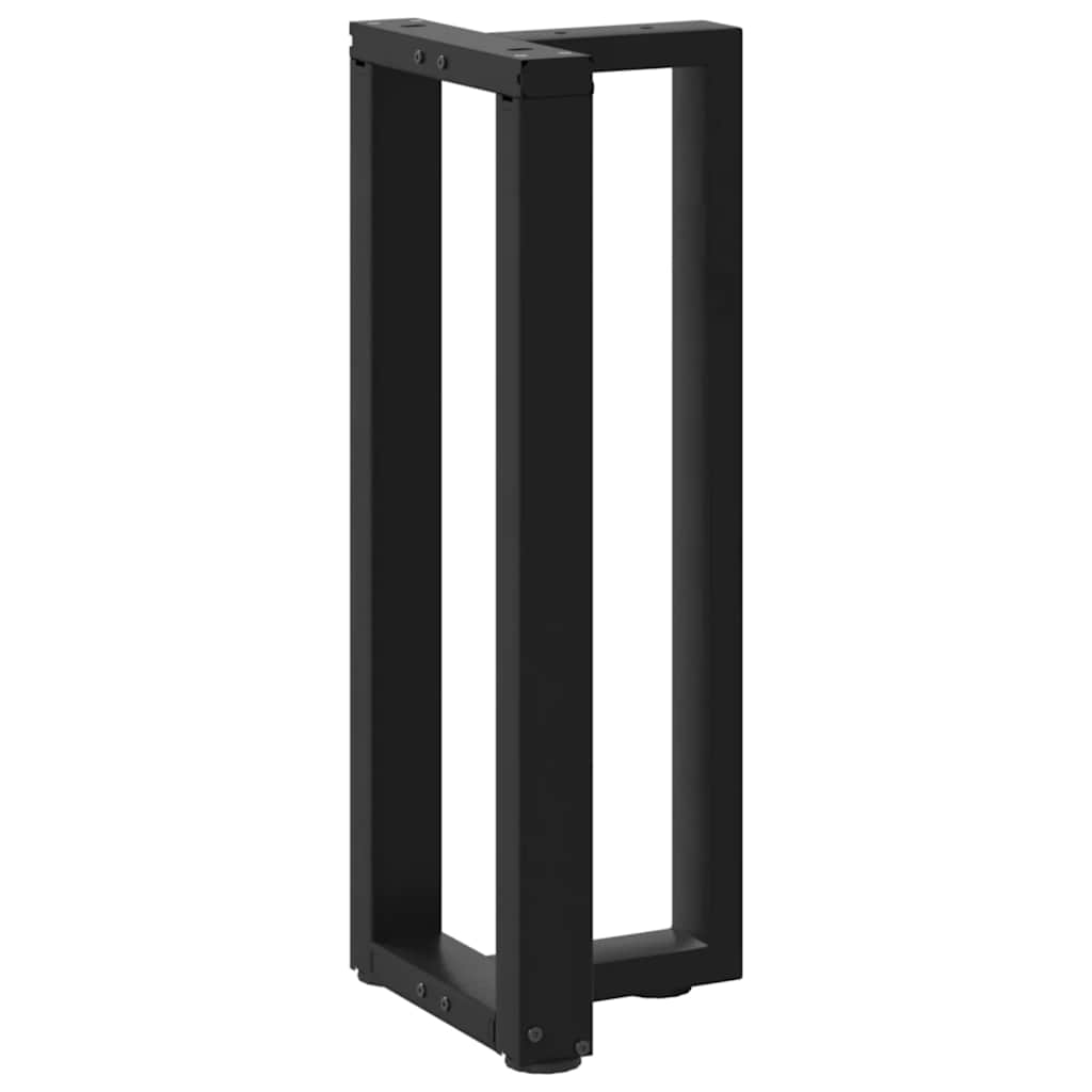 Noge za konzolni stol T-oblika 2 kom Crne 25x28x(72-73) cm Čelik