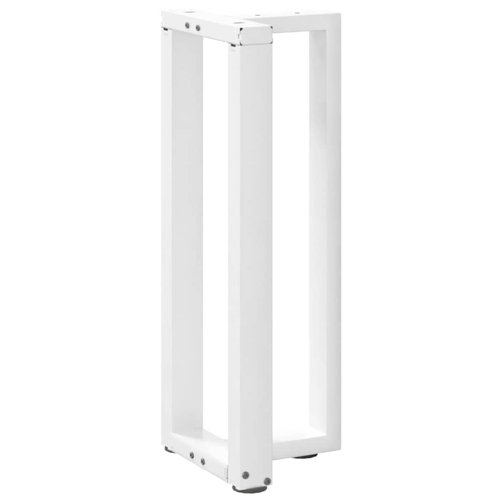 Noge za konzolni stol T-oblika 2 kom Bijele 25x28x(72-73) cm Čelik
