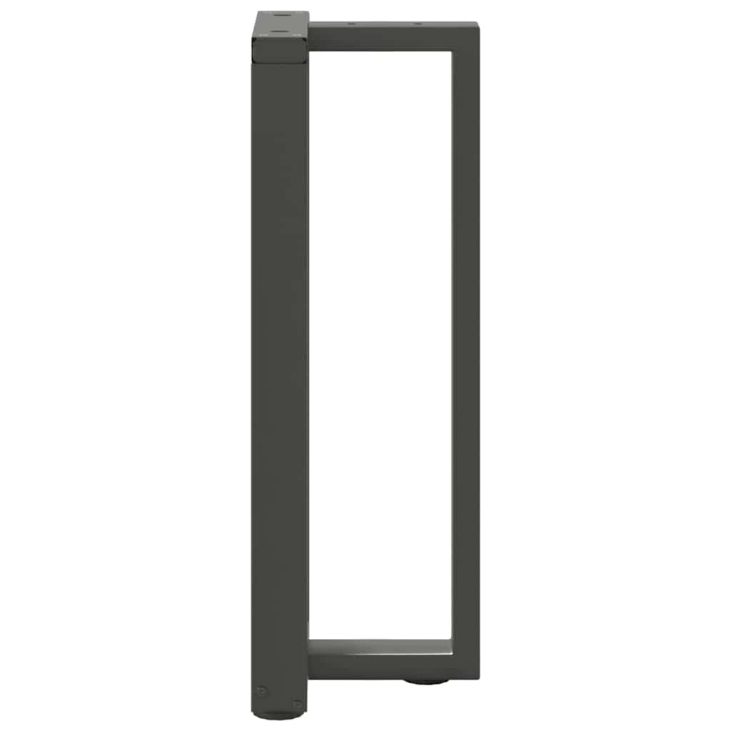 Noge za konzolni stol T-oblika 2 kom antracit 38x25x(72-73) cm čelik